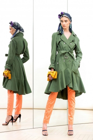 alexis-mabille-resort-2014-green-grass-trench