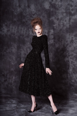 bohemique-fall-winter-2012-2013-black-dress-with-sparkles-long-sleeves