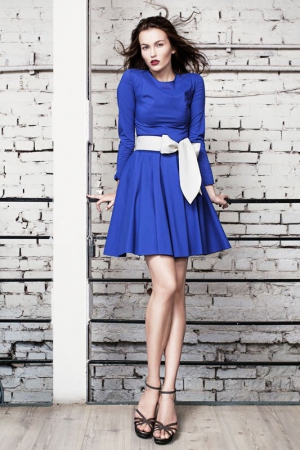 dasha-gauser-fall-winter-2012-2013-blue-dress