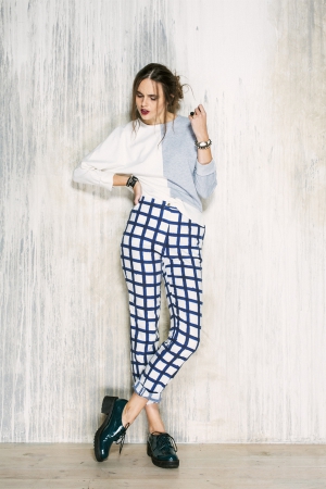 dasha-gauser-fall-winter-2013-2014-second-line-checked-trousers