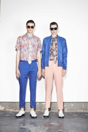 marc-jacobs-spring-summer-2014-blue-leather-jacket-flower-shirt