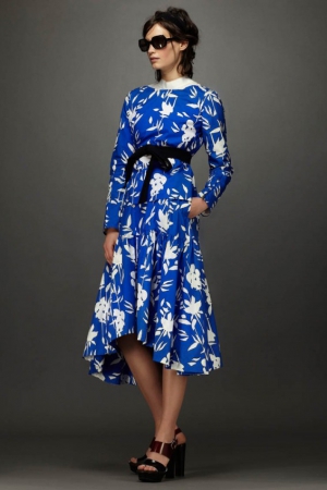 marni-resort-2014-blue-navy-floral-dress