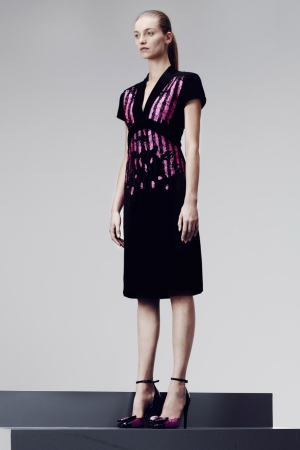 pre-fall-2014-bottega-veneta-black-dress-with-rose-stripes