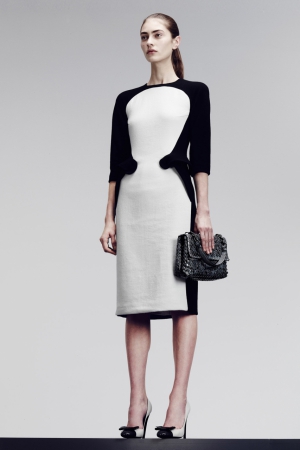 pre-fall-2014-bottega-veneta-black-white-dress