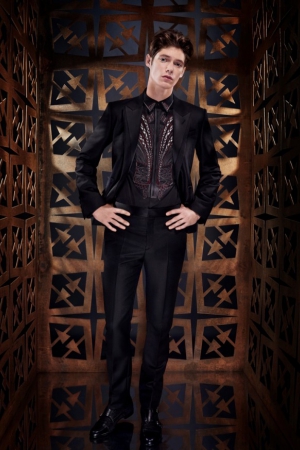 roberto-cavalli-spring-summer-2014-mens-fashion-black-silk-suit